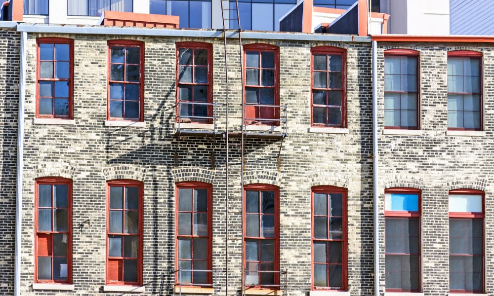 historic building in an urban setting